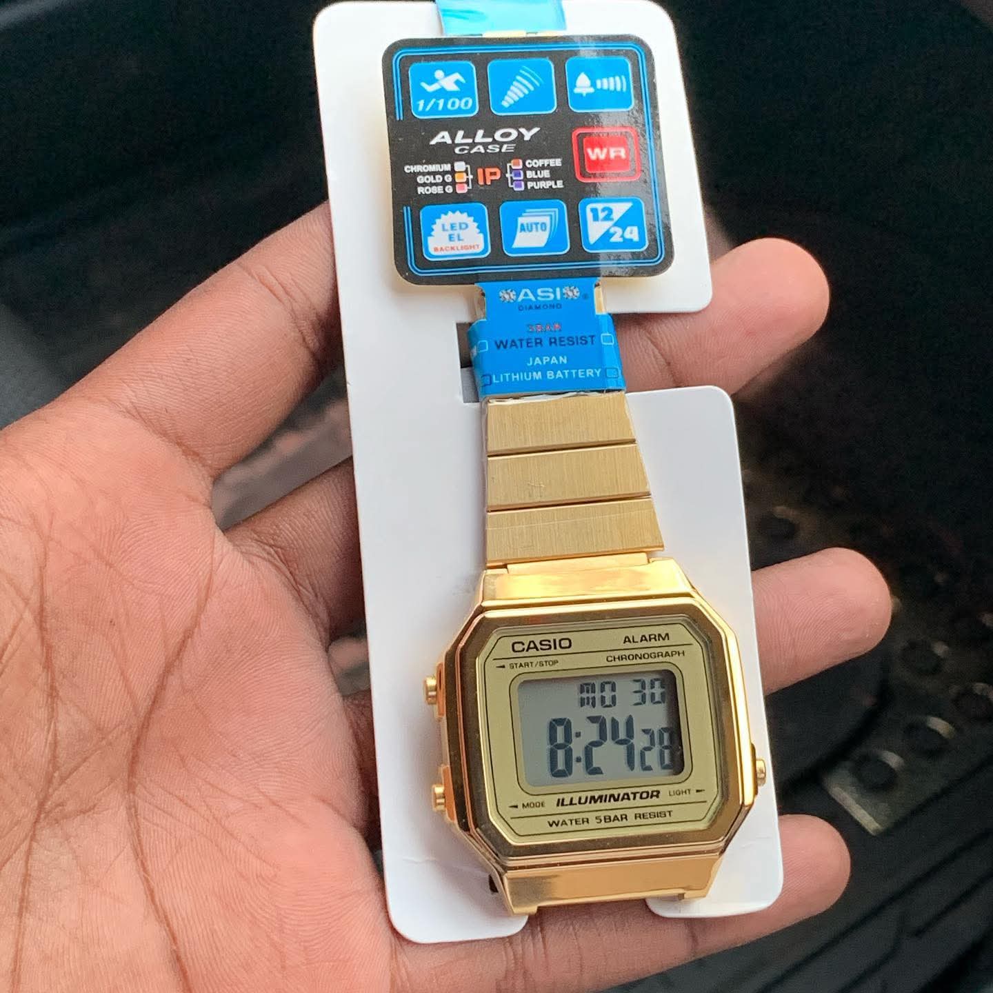 ساعة Casio Men’s Full Gold Digital Watch